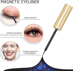 INSMART eyelash strip detail with visible magnets for secure attachment