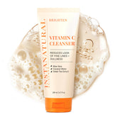 InstaNatural Vitamin C Cleanser bottle showing a brightening formula for healthier-looking skin.
