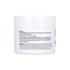 Instant Control Edge & Braid Gel applied to hair for neat edges and braided lines.