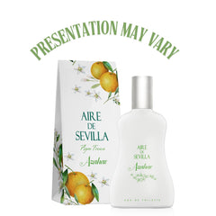 Floral heart shot features Aire de Sevilla orange blossom and jasmine for a soft, feminine bouquet.