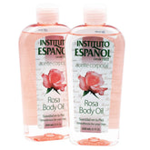 Instituto Español Rosa Aceite Corporal en botella para piel suave.