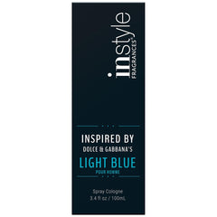 Instyle Fragrances bottle inspired by Light Blue Pour Homme, front view for daily wear