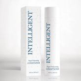 Intelligent Shop Intelligent Super Volumizing Conditioner bottle delivers lightweight moisture for fuller-looking hair.