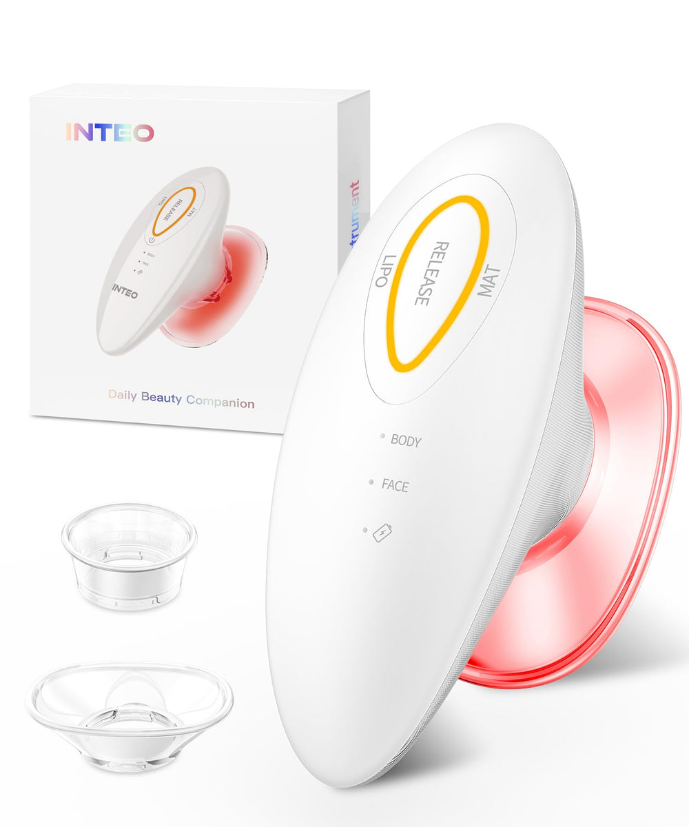 INTEO 3-in-1 Face and Body Sculpting Machine front view for at-home contouring.