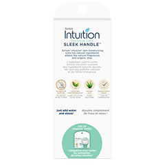 INTUITION Moisturizing bar with aloe visible for skin-friendly shaving.