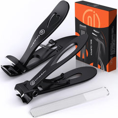 INXEN angled-head toenail clippers for precise thick-nail cuts and easy use