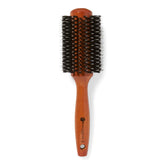 Ion Golden Wood Round Brush Large smooths thick hair and adds natural shine.