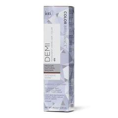 Ion Intensive Shine 4N bottle closeup demonstrates creamy formula for even coverage.