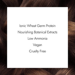 Ion 4N color swatches emphasize rich brunettes with fade-resistant performance.