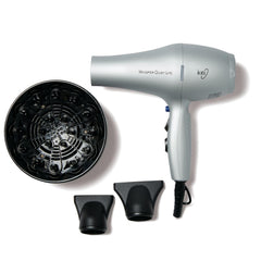 Ion Whisper Quiet Lite Hair Dryer front view highlighting its compact, lightweight design for easy daily styling.