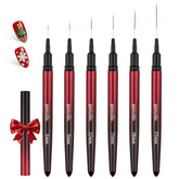 IPENCILLO Ipencillo 6mm nail art brush for precise fine lines and edge work