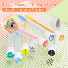 Ipien sanitary tubes protect brushes and keep beauty tools organized.