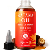 IQNATURAL Batana Oil en botella frontal, ideal para uso diario.