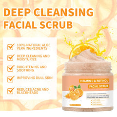 IREV Exfoliante suave para piel sensible, masajea sin irritar.