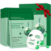 IREV conjunto mascarilla colágeno para rostro, mejora la hidratación.