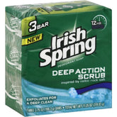 Irish Spring Acción Profunda: barra exfoliante que deja piel suave tras cada uso.