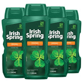 Colgate Irish Spring Original Body Wash for Men bottle offers a crisp, refreshing scent for daily use.