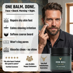 Iron Bull Tallow beard softness suggests smoother, itch-free grooming.