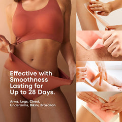 irreshine wax strips armpit for quick underarm hair removal