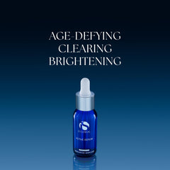 iS CLINICAL Active Serum ingredient visuals emphasize skin-friendly formula