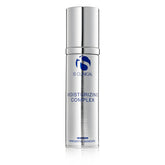 iS CLINICAL Moisturizing Complex bottle closeup highlights antioxidant-rich daily care