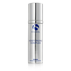 iS CLINICAL Moisturizing Complex bottle closeup highlights antioxidant-rich daily care