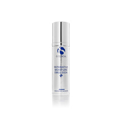 iS CLINICAL Reparative Moisture Emulsion pump bottle for daily hydration and protection.