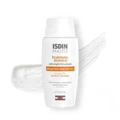 ISDIN Eryfotona Actinica mineral SPF 50+ sunscreen bottle for face