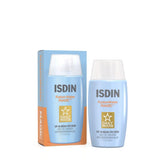 ISDIN Fusion Water MAGIC sunscreen bottle for ultralight daily protection