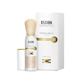 ISDIN Mineral Brush Powder applied in circular motion for even coverage