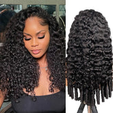 ISEE half wig Brazilian virgin hair texture close-up for a natural look