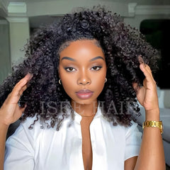 ISEE Half Wig glueless cap close-up highlights comfort and quick wear