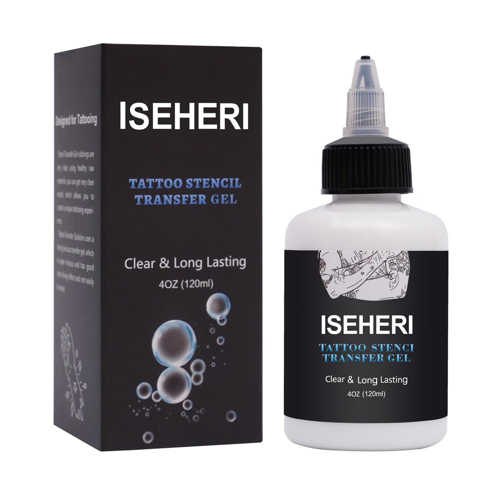 iseheri gel transferencia tatuaje 4oz en proceso de transferencia precisa