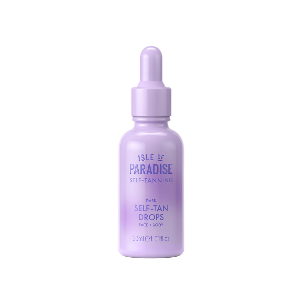 Isle of Paradise bottle of self-tanning drops for natural dark shade