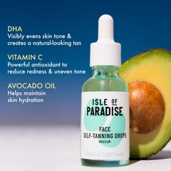 Isle of Paradise: tono bronceado natural que se ve saludable.