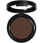IS'MINE matte coffee swatch shows rich, true-to-pan color for quick daily looks.