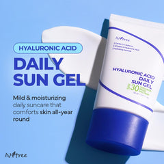 ISNTREE SPF 30 protector solar diario, acabado transparente para pieles de tono uniforme.