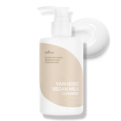 IsNtree Yam Root Milk Cleanser envase 220 ml para uso diario en piel sensible.