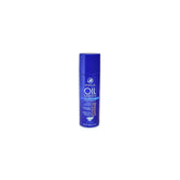 Isoplus Oil Sheen Regular Conditioning Hair Spray bottle showing shine and moisture benefits.