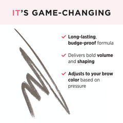 IT Cosmetics Brow PowerFULL tono universal taupe se adapta al color de cejas