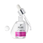 IT Cosmetics Bye Bye Lines serum bottle showing hydration and anti-aging care