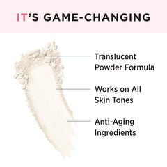 Bye Bye Pores translucent finish on skin blurs pores for a softer look
