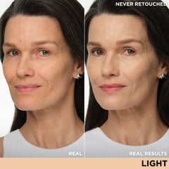 IT Cosmetics CC+ Nude Glow pump dispense demonstrating easy, quick application.