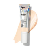IT Cosmetics CC+ Cream Fair Warm packaging highlights multitasking foundation with SPF