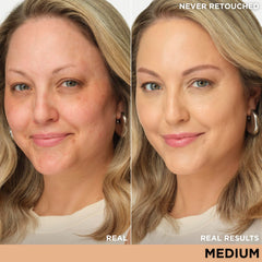 IT Cosmetics CC+ Cream Medium pump ensures smooth, even product distribution.