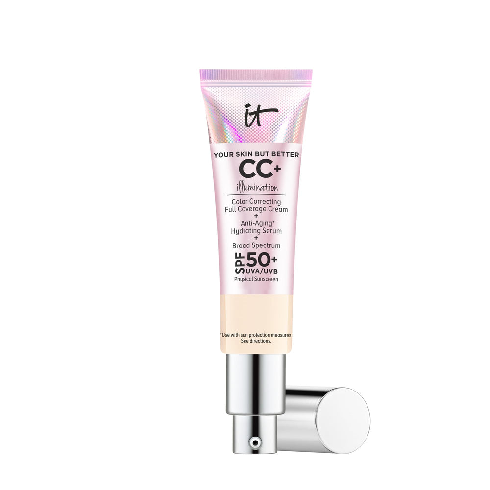 IT Cosmetics CC+ Cream Illumination Fair bottle front showing radiant finish