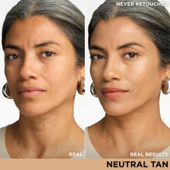 IT Cosmetics CC+ Cream Illumination Neutral Tan pump shown for easy, even dispensing.