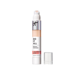 IT Cosmetics Do It All Radiant Concealer bottle close-up with silky texture and radiant finish.