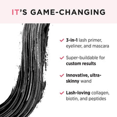 Black pigment from IT Cosmetics Tightline creates a tightline look