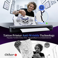 Itari A886 compact design fits easily in a tattoo kit